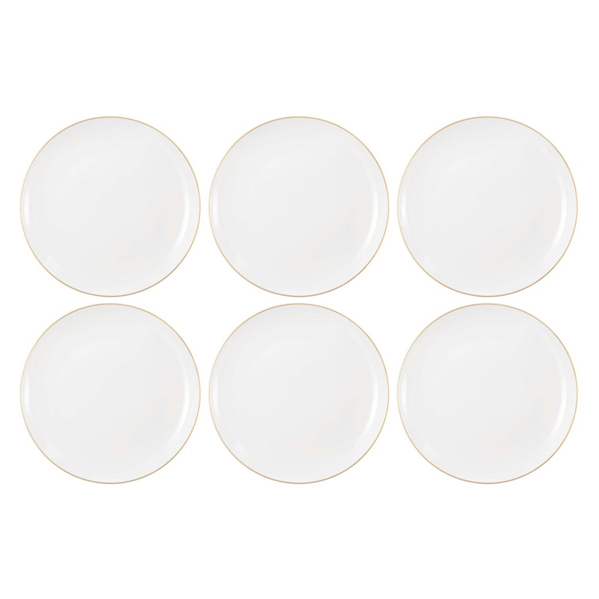 SELTMANN LIBERTY GOLDLINE Zestaw 6 talerzy do sałatek 22.5 cm