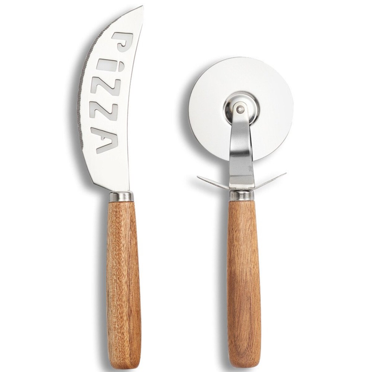 Zestaw profesjonalnych noży do pizzy, radełko do krojenia ciasta.