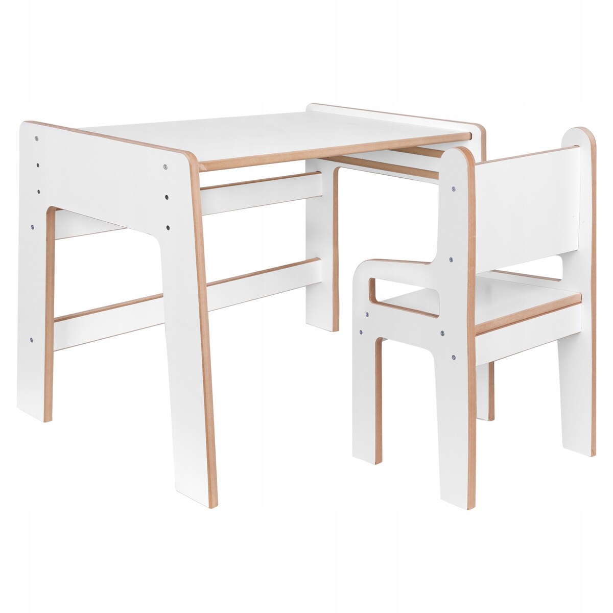 Stolik dla dzieci dziecięcy DREWNIANY BIURKO do pokoju dziecięcego PL CE