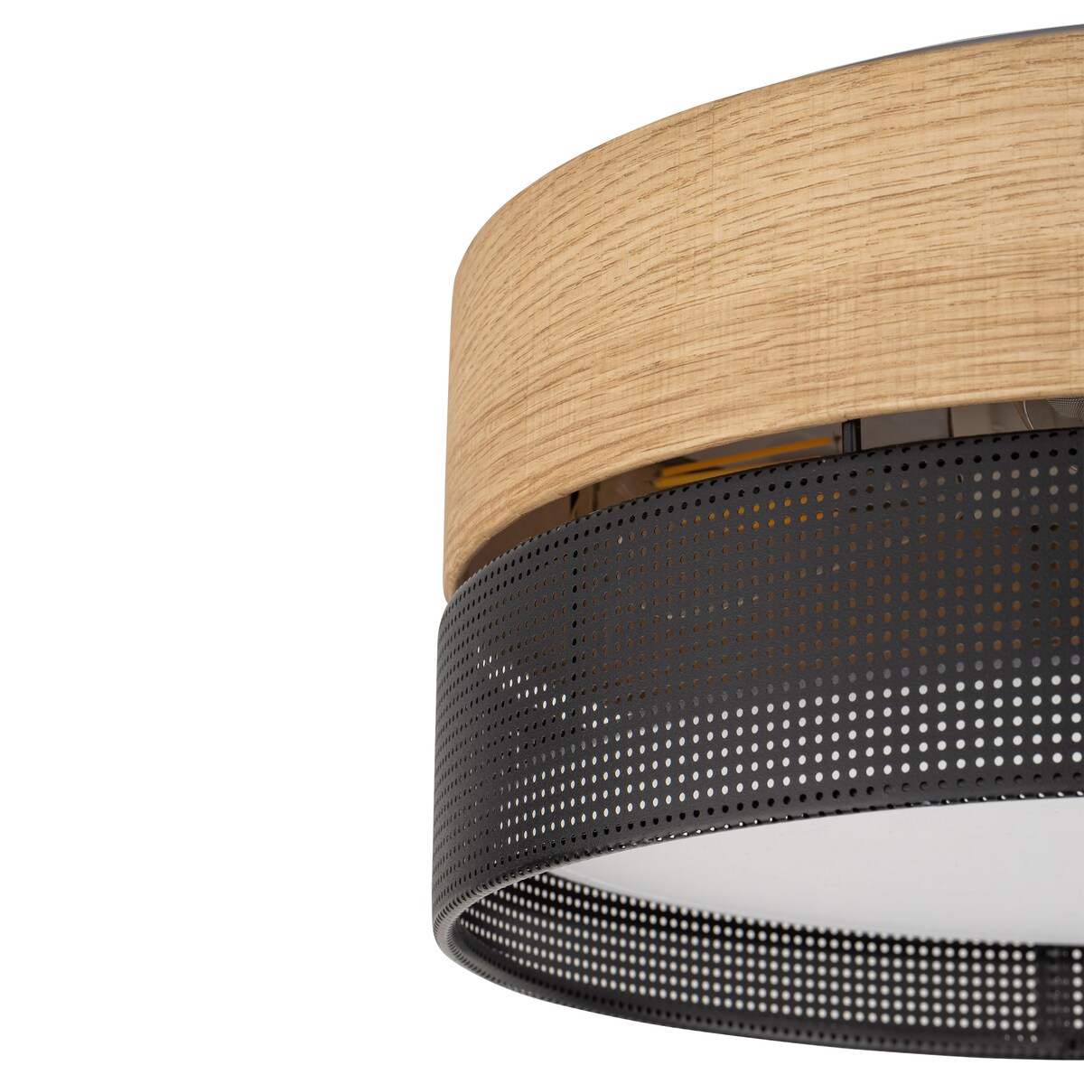 Lampa sufitowa TK Lighting NICOL 4800 czarno-beżowa 4xE27 nowoczesna plafoniera do salonu 45 cm