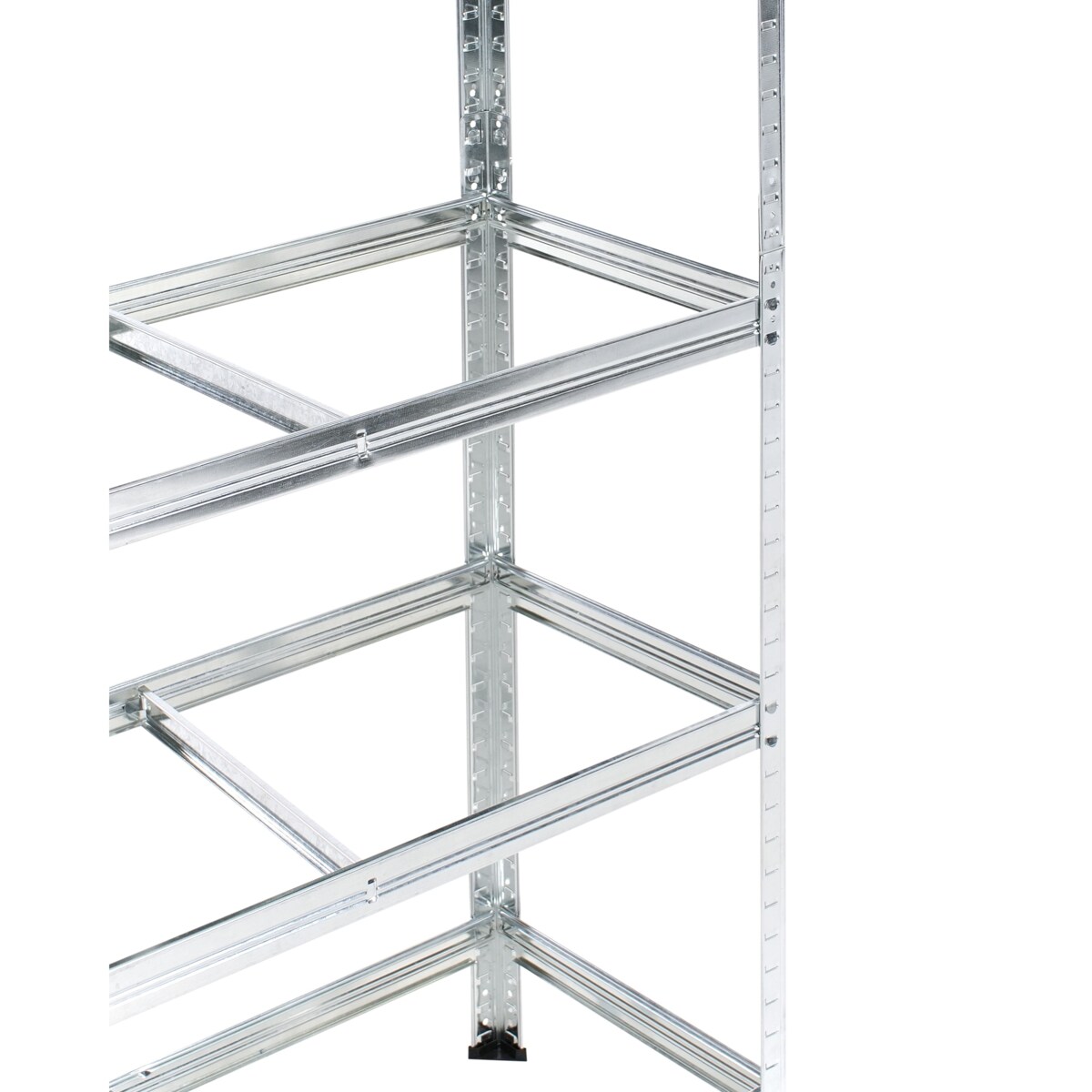 Regał z półkami XITTA Metal 75 cm 30 cm Srebrny