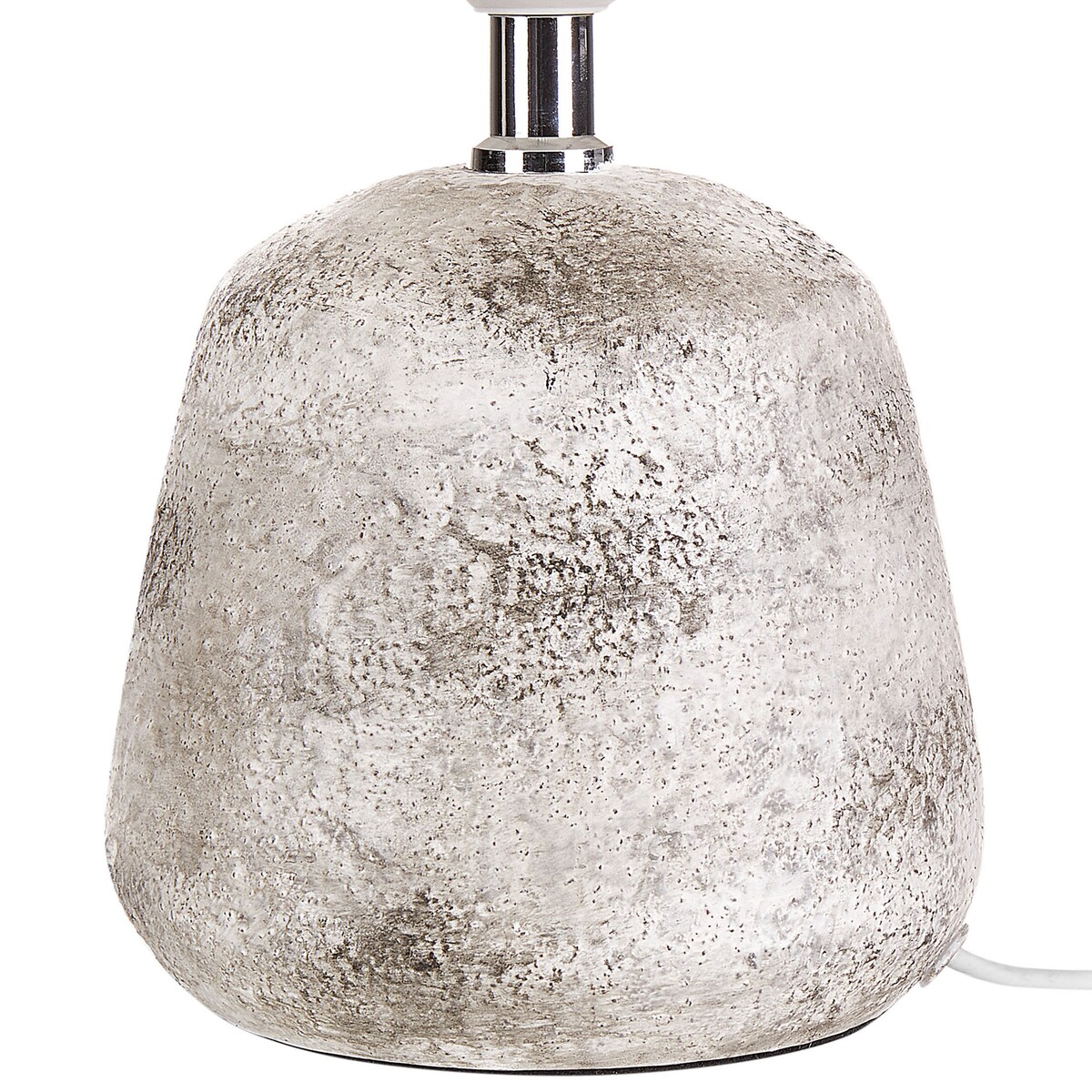 Zestaw 2 lamp stołowych ZEYI Ceramika Biały