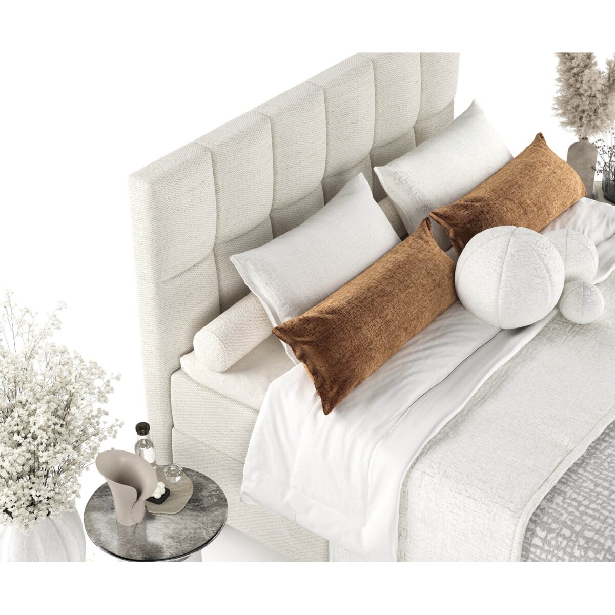 Poduszka HAPPY PILL 13 cm Biała