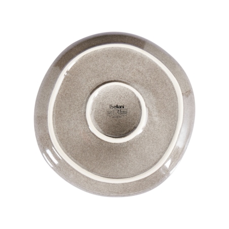 Zestaw 8 małych talerzy COSTMARY Kamionka Szary