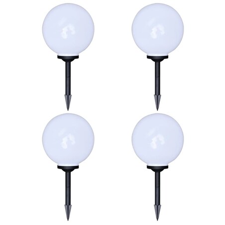vidaXL Lampy do oświetlenia ścieżki, 4 szt, LED, 30 cm, ze szpikulcami