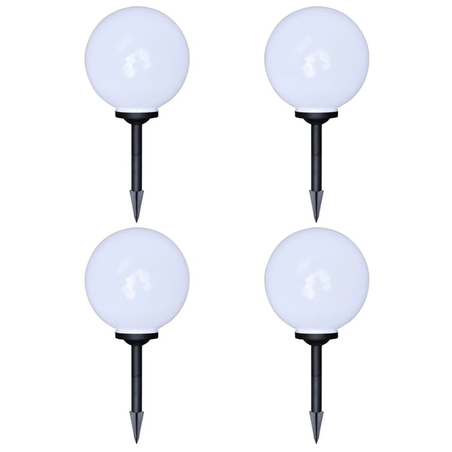 vidaXL Lampy do oświetlenia ścieżki, 4 szt, LED, 30 cm, ze szpikulcami