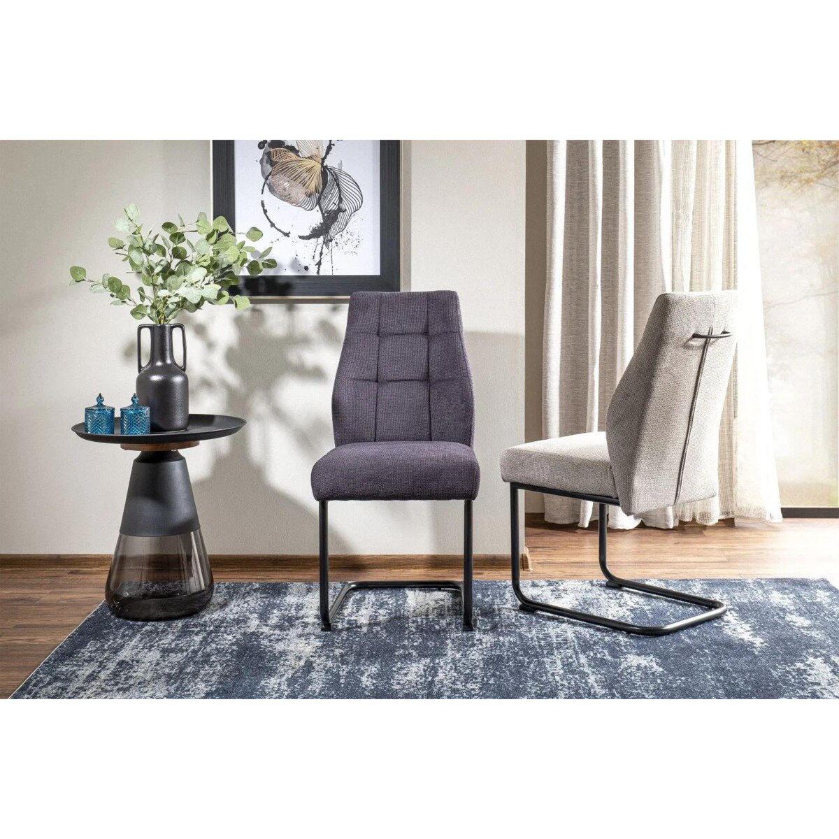 Stolik kawowy TIFFANY A 50x50 czarny