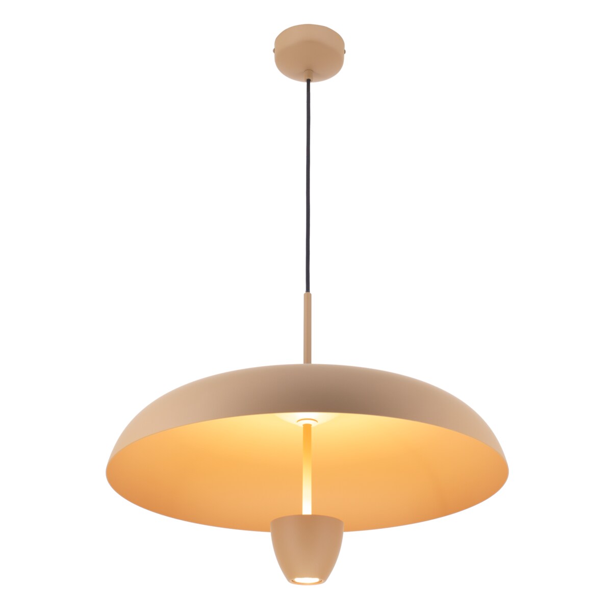 LAMPA WISZĄCA ALUMINIOWA VESPERA BRĄZOWA