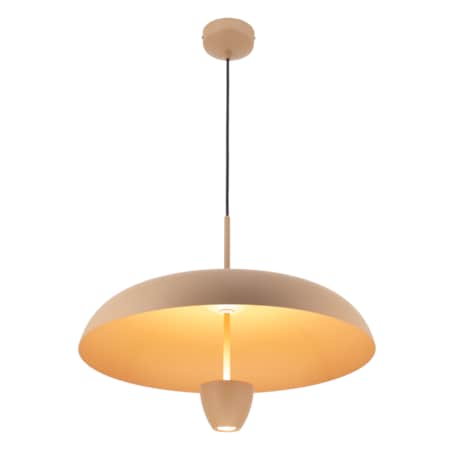 LAMPA WISZĄCA ALUMINIOWA VESPERA BRĄZOWA