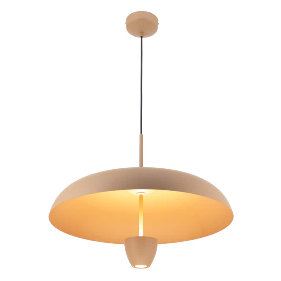 LAMPA WISZĄCA ALUMINIOWA VESPERA BRĄZOWA