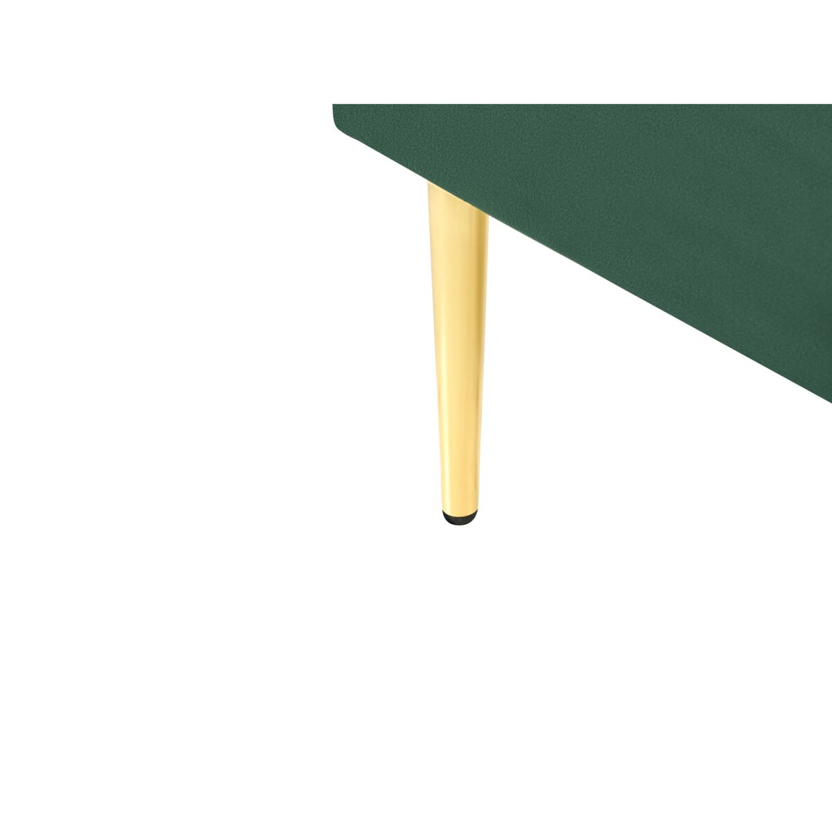 Łóżko Welur FLAYAT 120 x 200 cm Ciemnozielony