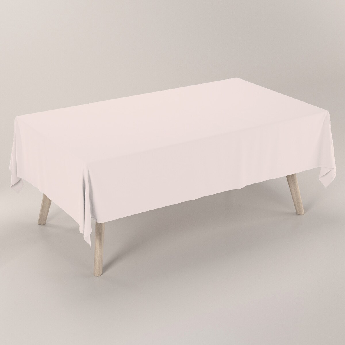 Obrus prostokątny 130 x 130 cm ecru