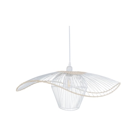 Lampa wisząca biała LUNGA