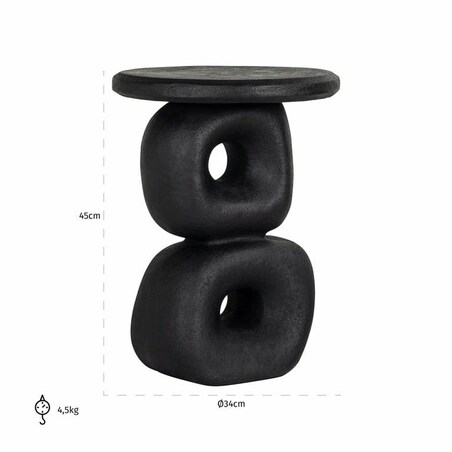 Stolik EVERLEE czarny