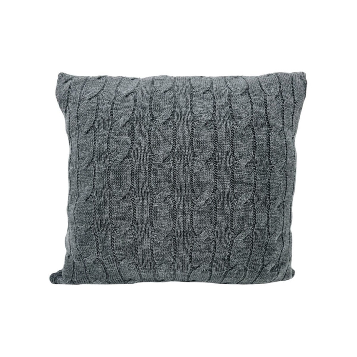 Poszewka dzianinowa na poduszkę 45x45 cm – VERONA ANTRACYT