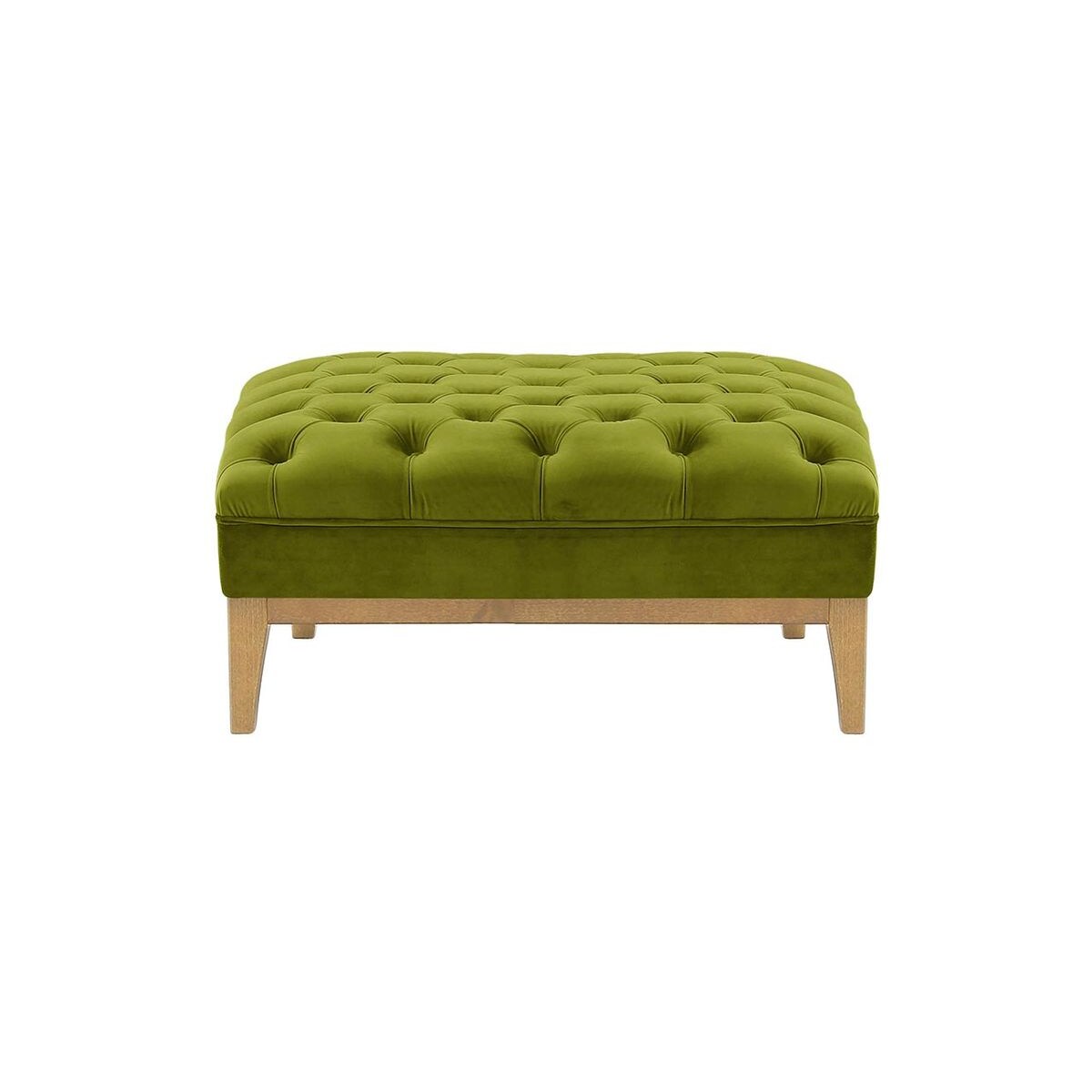 Pufa Chesterfield Modern Wood-Velluto 9