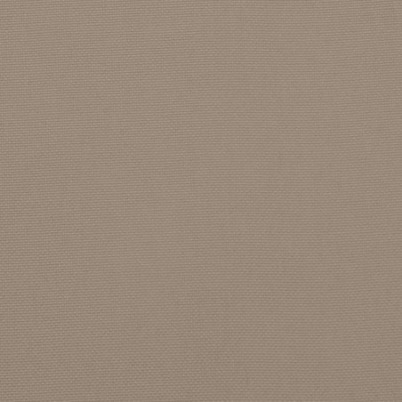 vidaXL Poduszki na ławkę ogrodową, 2 szt., taupe, tkanina Oxford