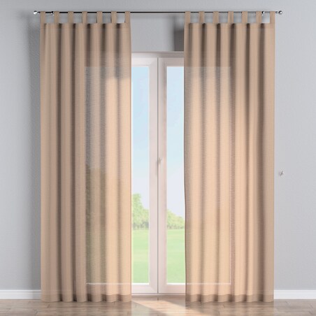 Zasłona na szelkach 1 szt. 130x260 herbaciany