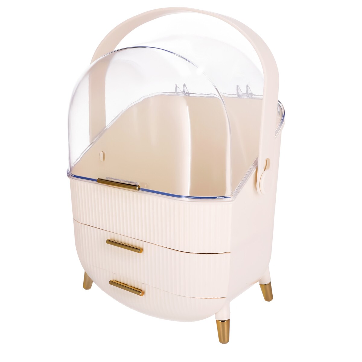 Organizer na kosmetyki XL kosmetyczka beżowa