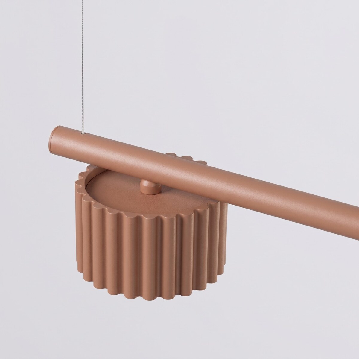 Żyrandol AURA 4 mocca Gx53