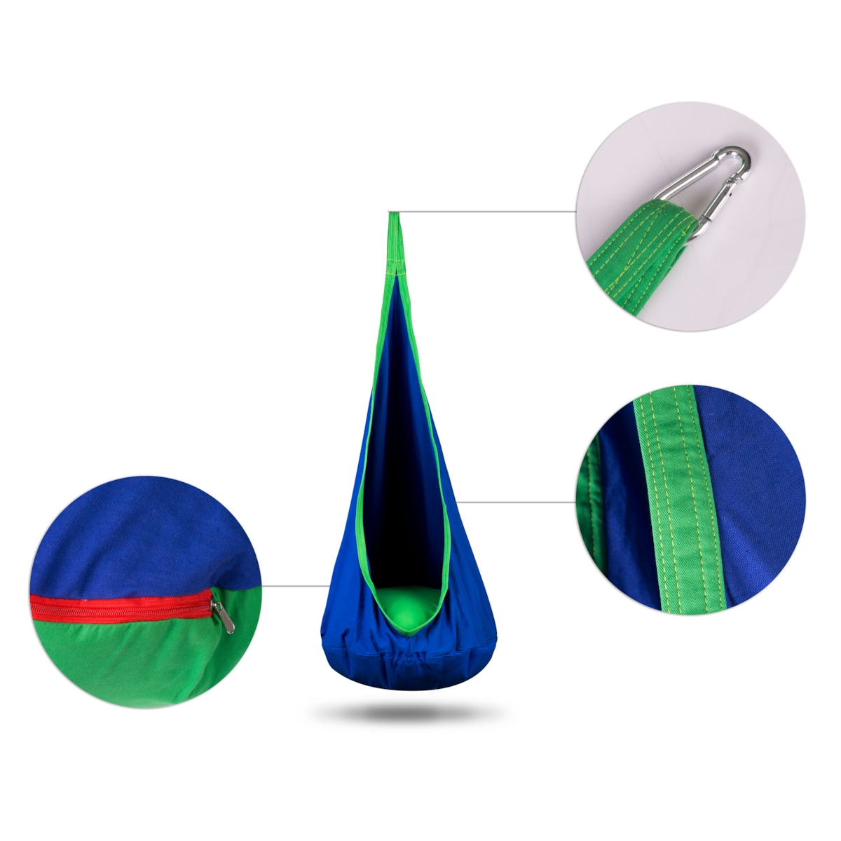 Kokon huśtawka bujak fotel wiszący dla dzieci Neo-Sport