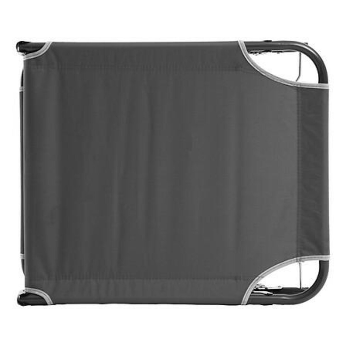 LEŻAK PLAŻOWY Asco szary Z PODUSZKĄ składany 3-stopniowy