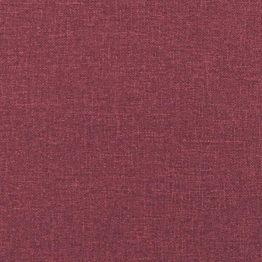 vidaXL Ławka, winna czerwień, 110x76x80 cm, obita tkaniną