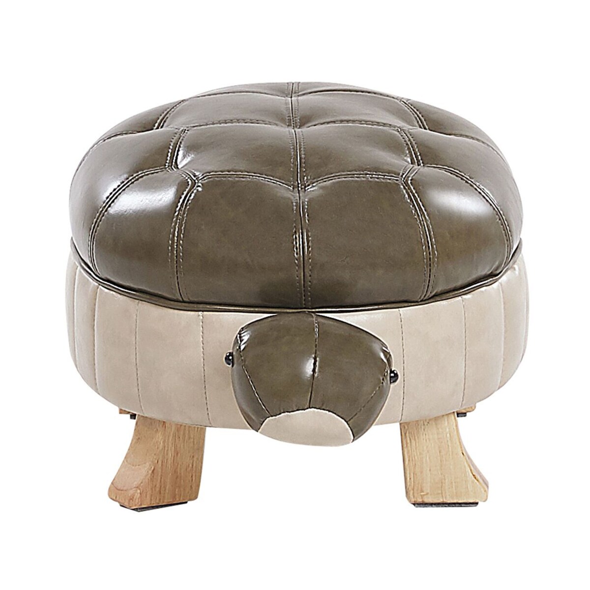 Pufa zwierzak ekoskóra zielona TURTLE