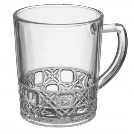 ZESTAW SZKLANEK 6x 240 ml NA KAWĘ herbatę soki KUBEK zioła prezent kuchenne