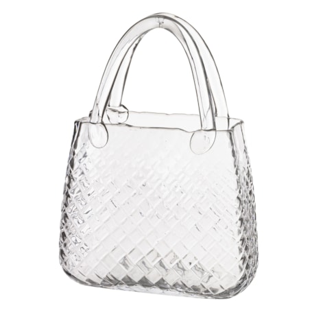 Wazon szklany 28,5x21x10 cm TORBA transparentna