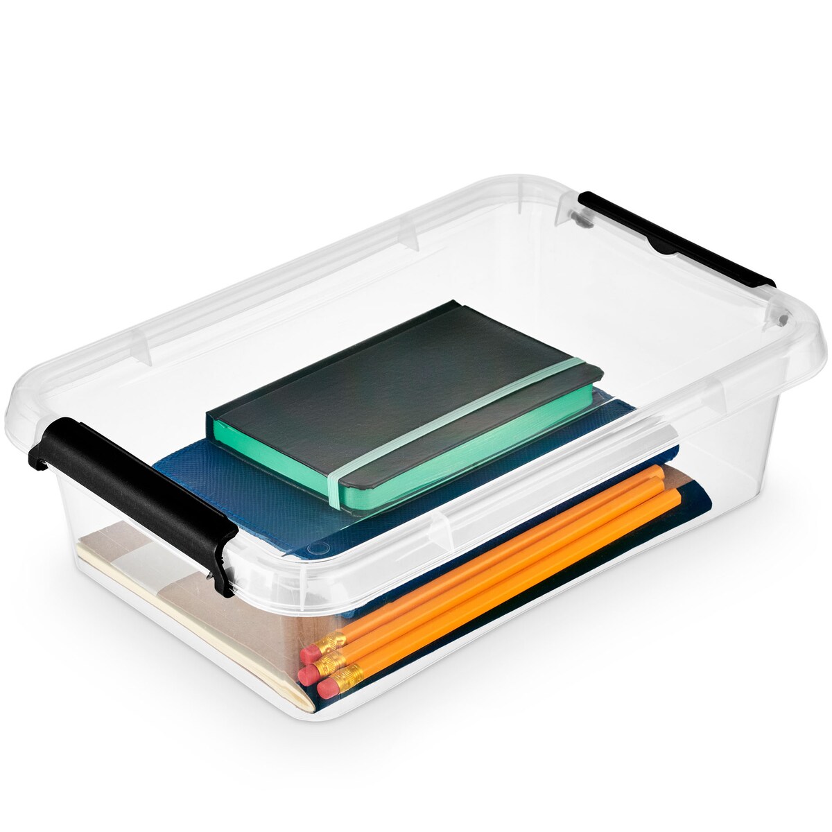 Pojemnik Plastikowy Pudełko Z Pokrywą Do Przechowywania Box Organizer 3,1L