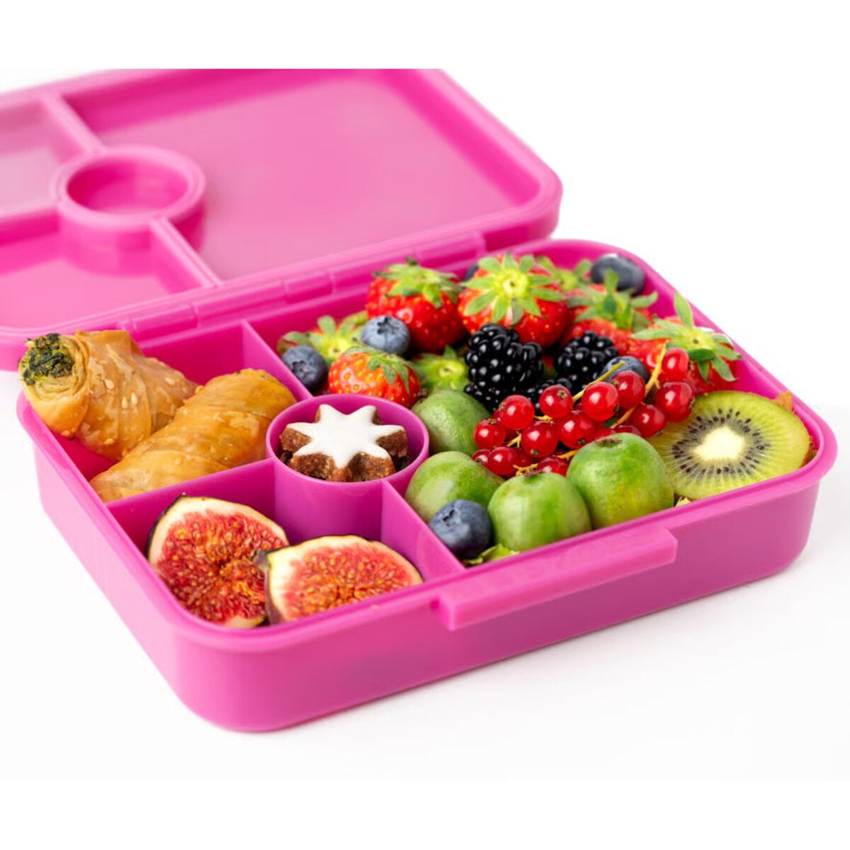 LEKKABOX CLASSIC śniadaniówka z przegródkami, Berry