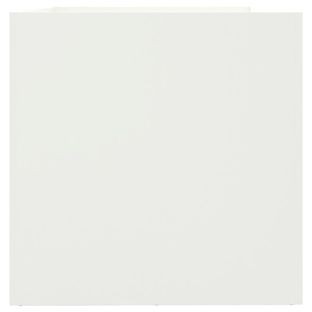 vidaXL Donica, biała, 62x47x46 cm, stal