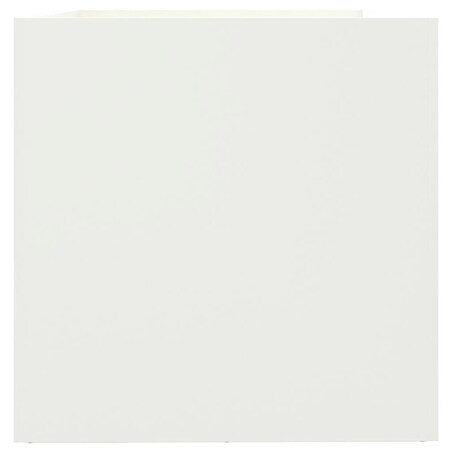 vidaXL Donica, biała, 62x47x46 cm, stal