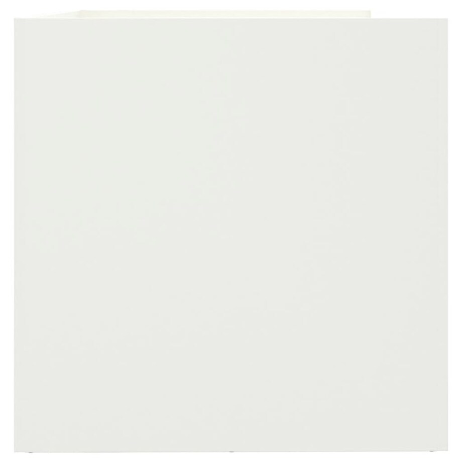 vidaXL Donica, biała, 62x47x46 cm, stal