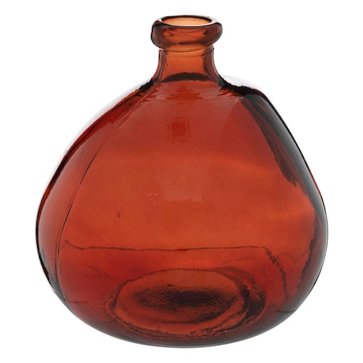 Pękaty wazon ze szkła z recyklingu ULY, Ø 21 cm