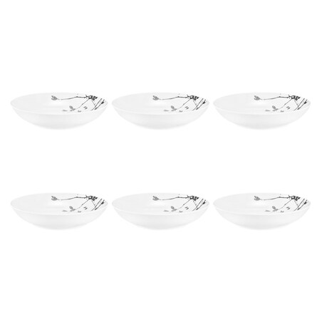 SELTMANN LIBERTY DARK ROSE HIP Zestaw 6 talerzy do zupy 21 cm