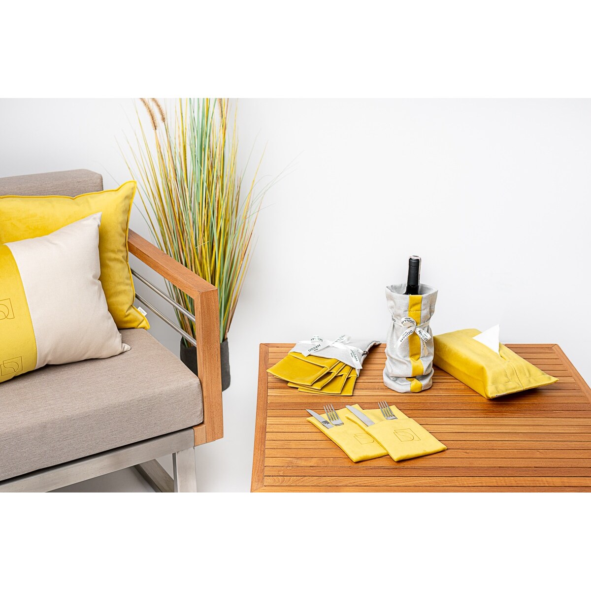 Welurowe Etui na chusteczki Acacia