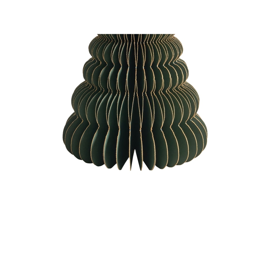 Zestaw 5 dekoracji świątecznych VORMA Choinka 14/20/20/25 cm Beżowy/zielony