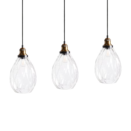Lampa wisząca COOSA Szkło Przezroczysty
