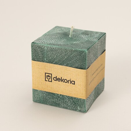 Świeca zapachowa palmowa kostka Your Happiness, 7,5x7,5x8,5 cm