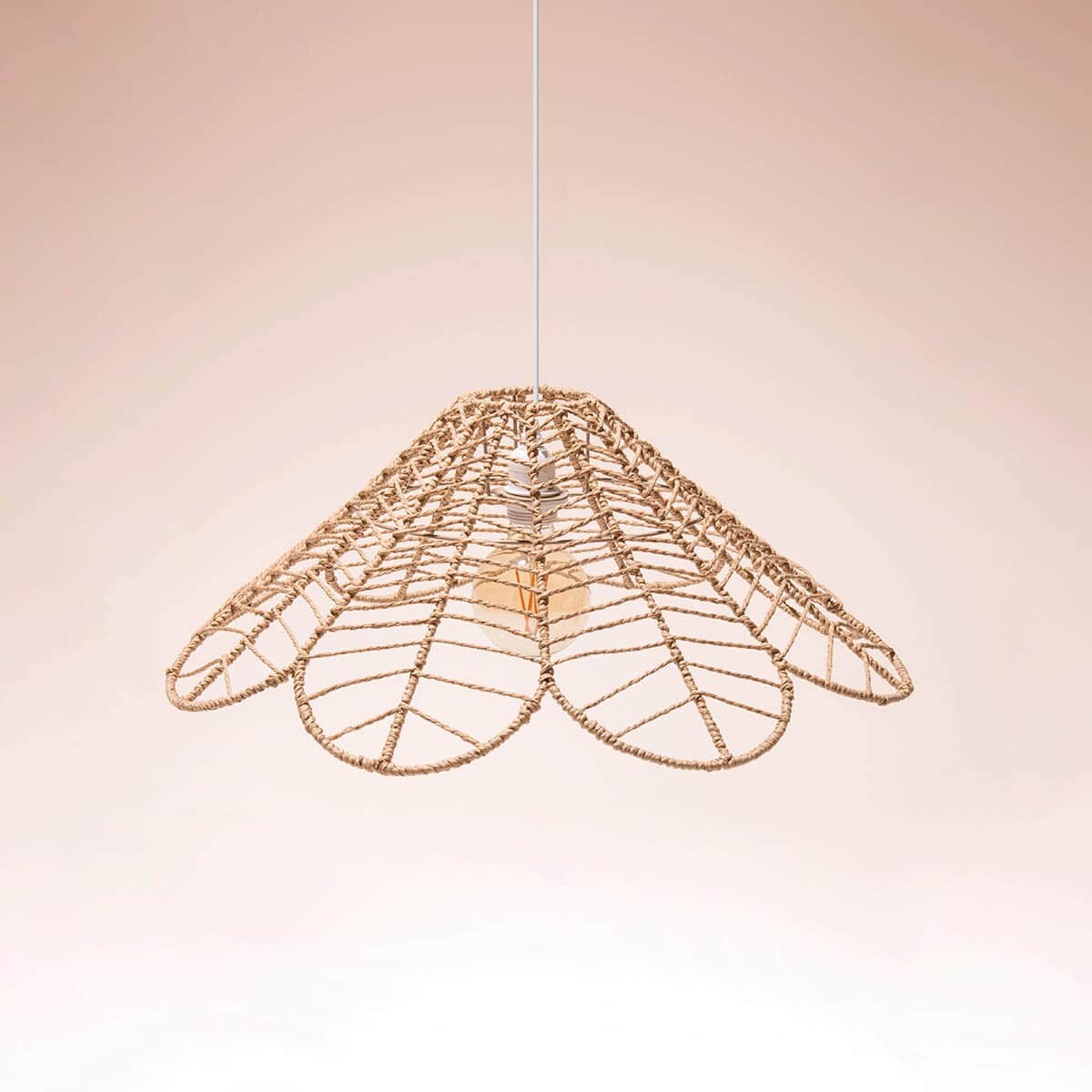 Lampa sufitowa FOLK, metalowa, Ø 58 cm