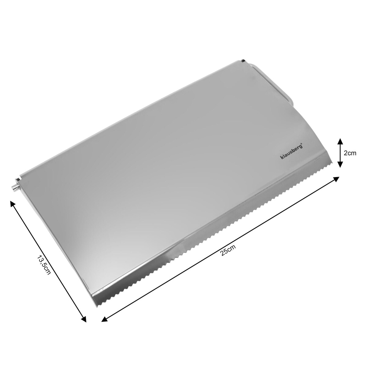 Uchwyt na ręcznik papierowy KLAUSBERG srebrny błyszczący