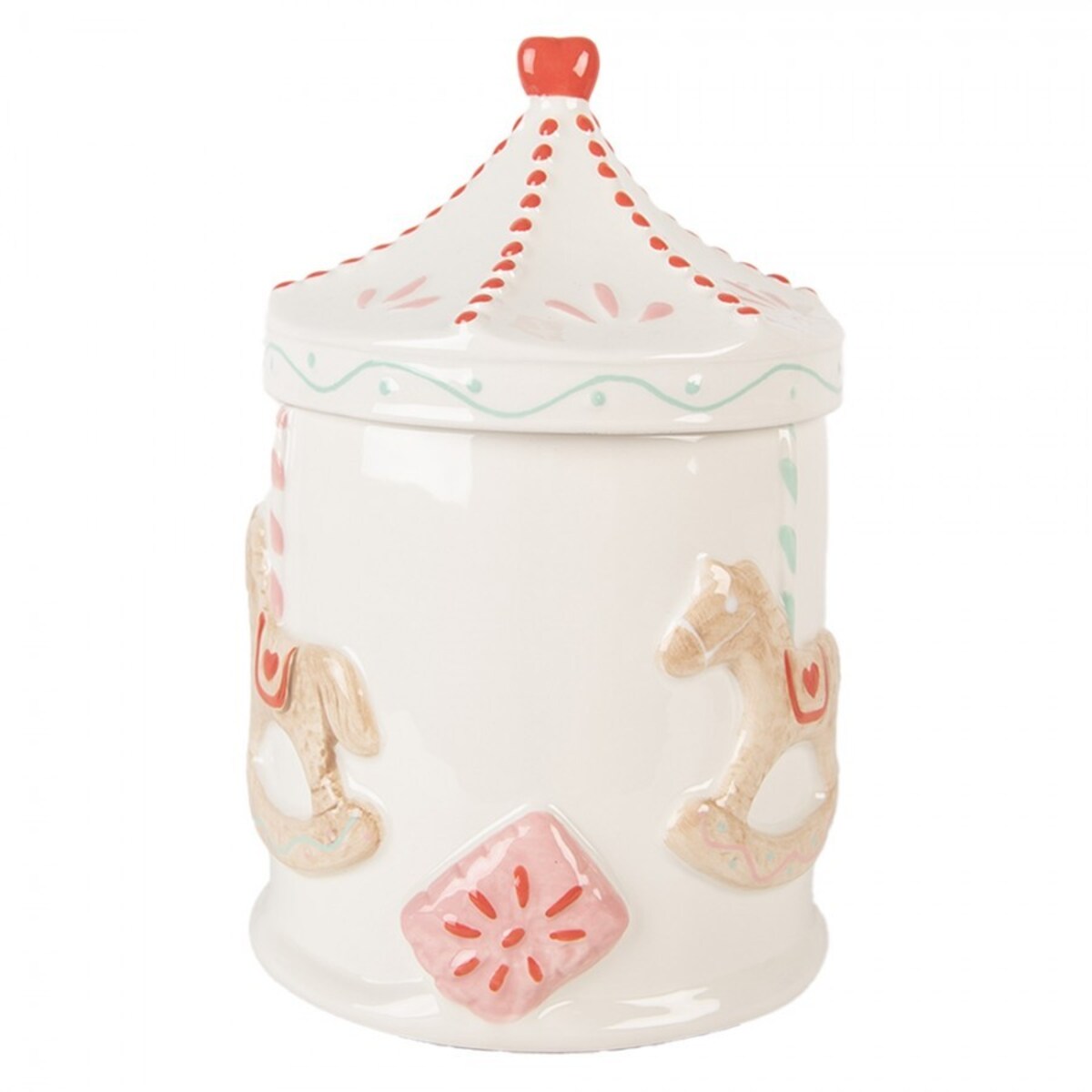 Pojemnik ceramiczny na ciasteczka Carousel Ø 15x22