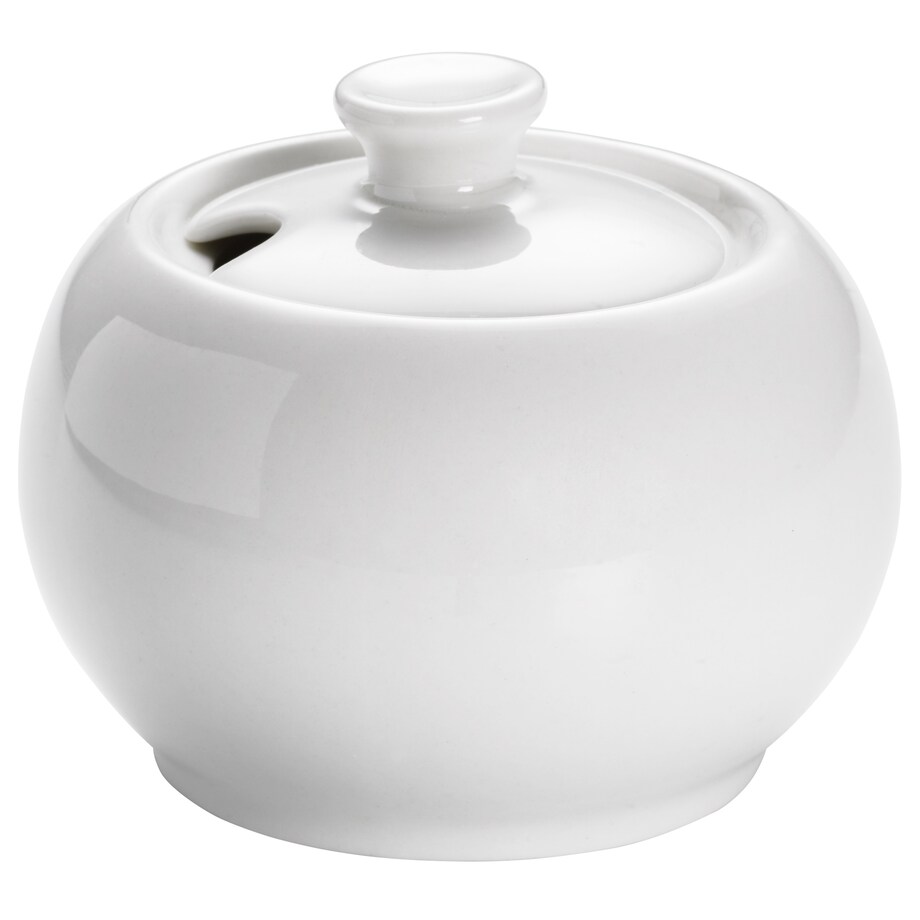 Cukiernica Round, biała, 240 ml, wys. 8 cm