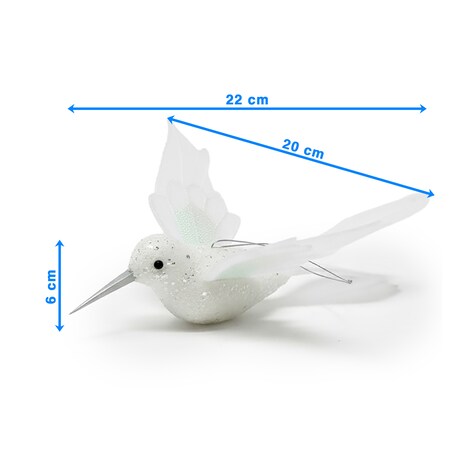 Ptaszek Na Choinkę Zawieszki Choinkowe Ozdoby Na Choinkę Bombka Ptak 22 Cm