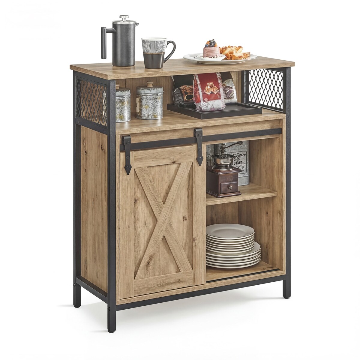 Komoda Artisan w nowoczesnym stylu dąb artisan, czarny