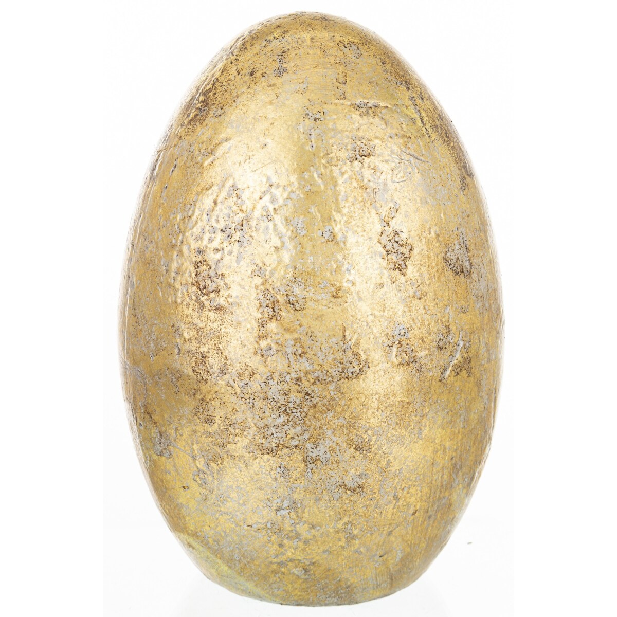 Dekoracja - złote jajko z ceramiki 27,5x17 cm MONNINA