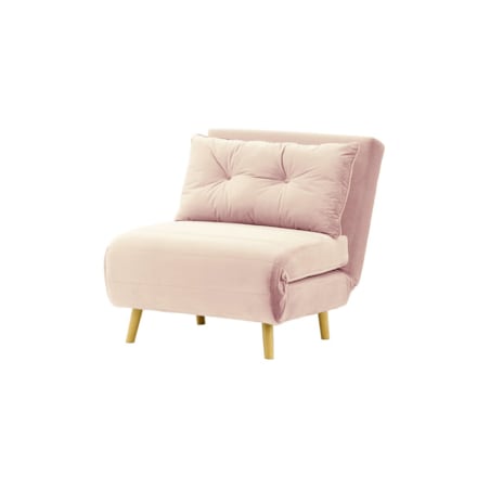 Fotel rozkładany Flic 77 cm-Velluto 14-like oak