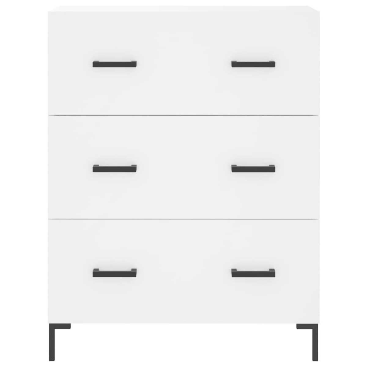 vidaXL Szafka, biała, 69,5x34x90 cm, materiał drewnopochodny